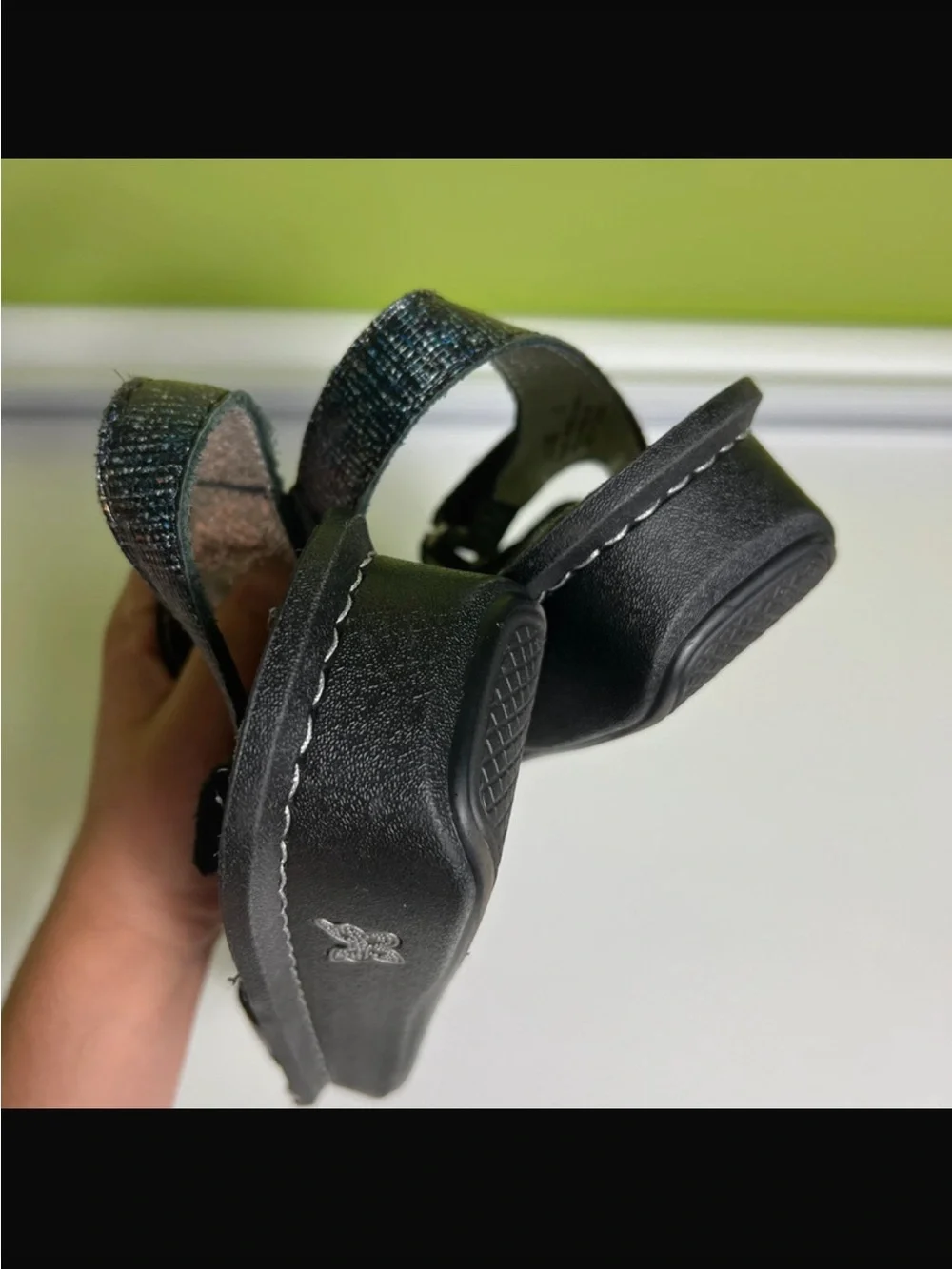 Alegria Kleo Sandals Pebble Leather Wedge Shoes Comfort size 42 (11.5 US)